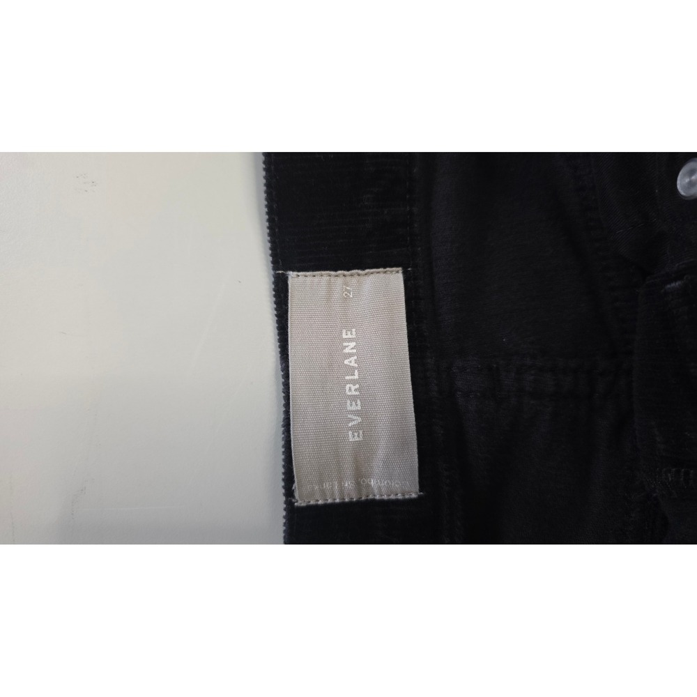 Everlane Corduroy Pants Womens 27 Black Excellent - Picture 5 of 7